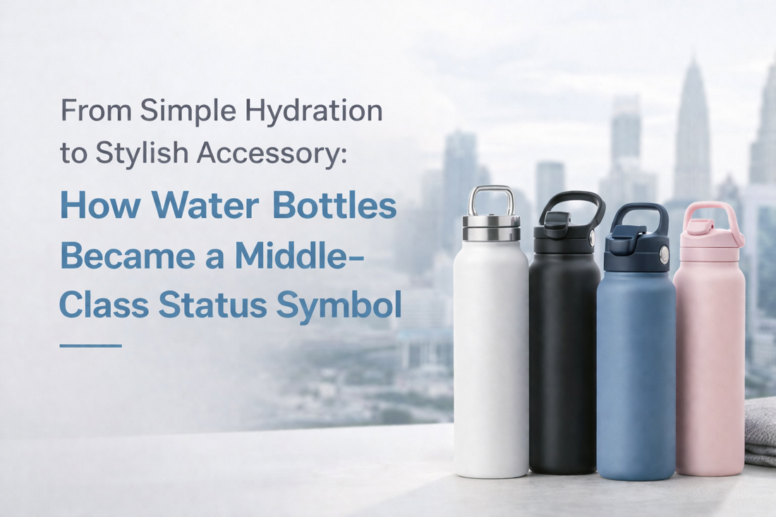 From Simple Hydration to Stylish Accessory: How Water Bottles Became a Middle-Class Status Symbol