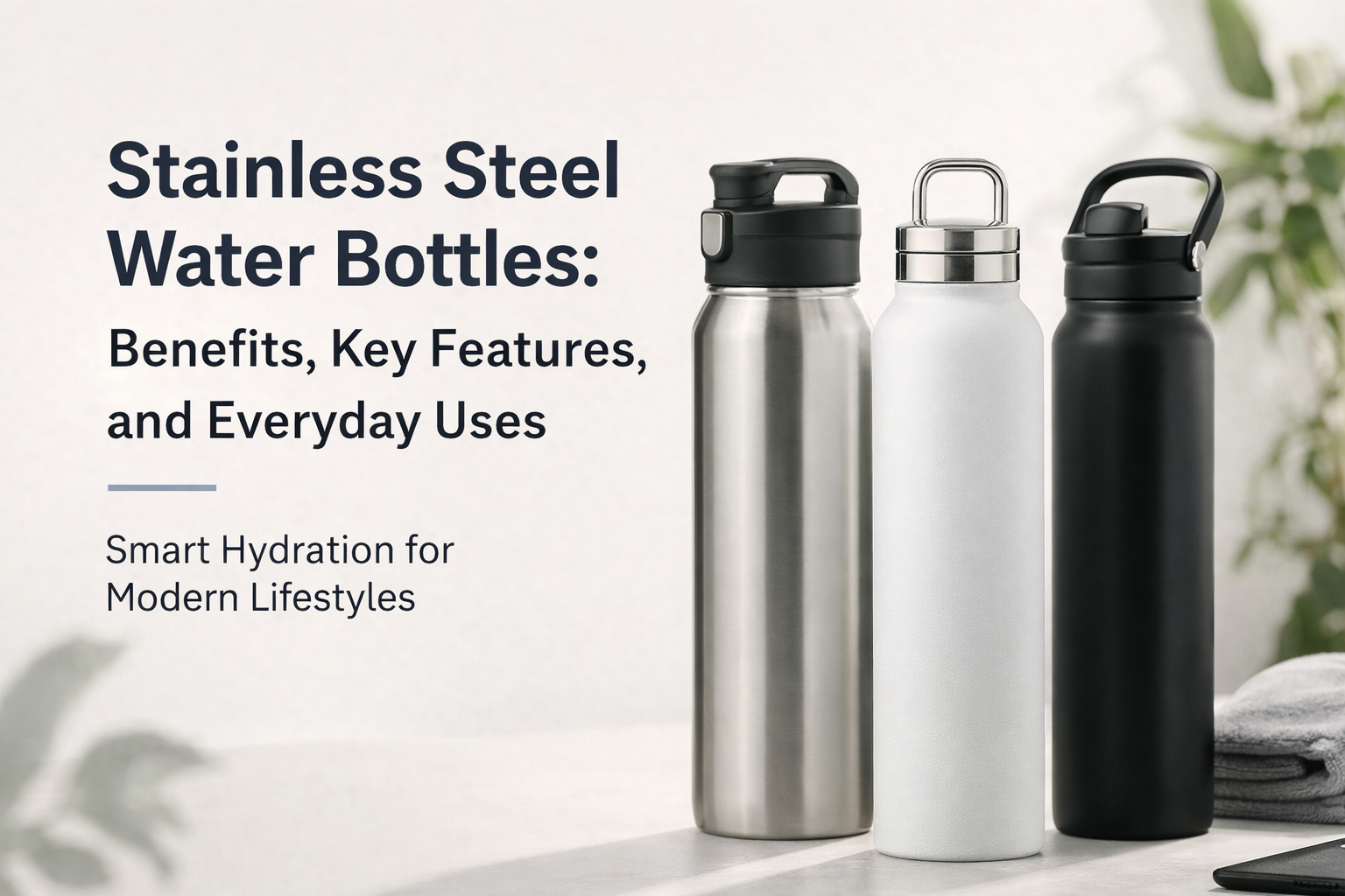 Stainless Steel Water Bottles: Benefits, Key Features, and Everyday Uses