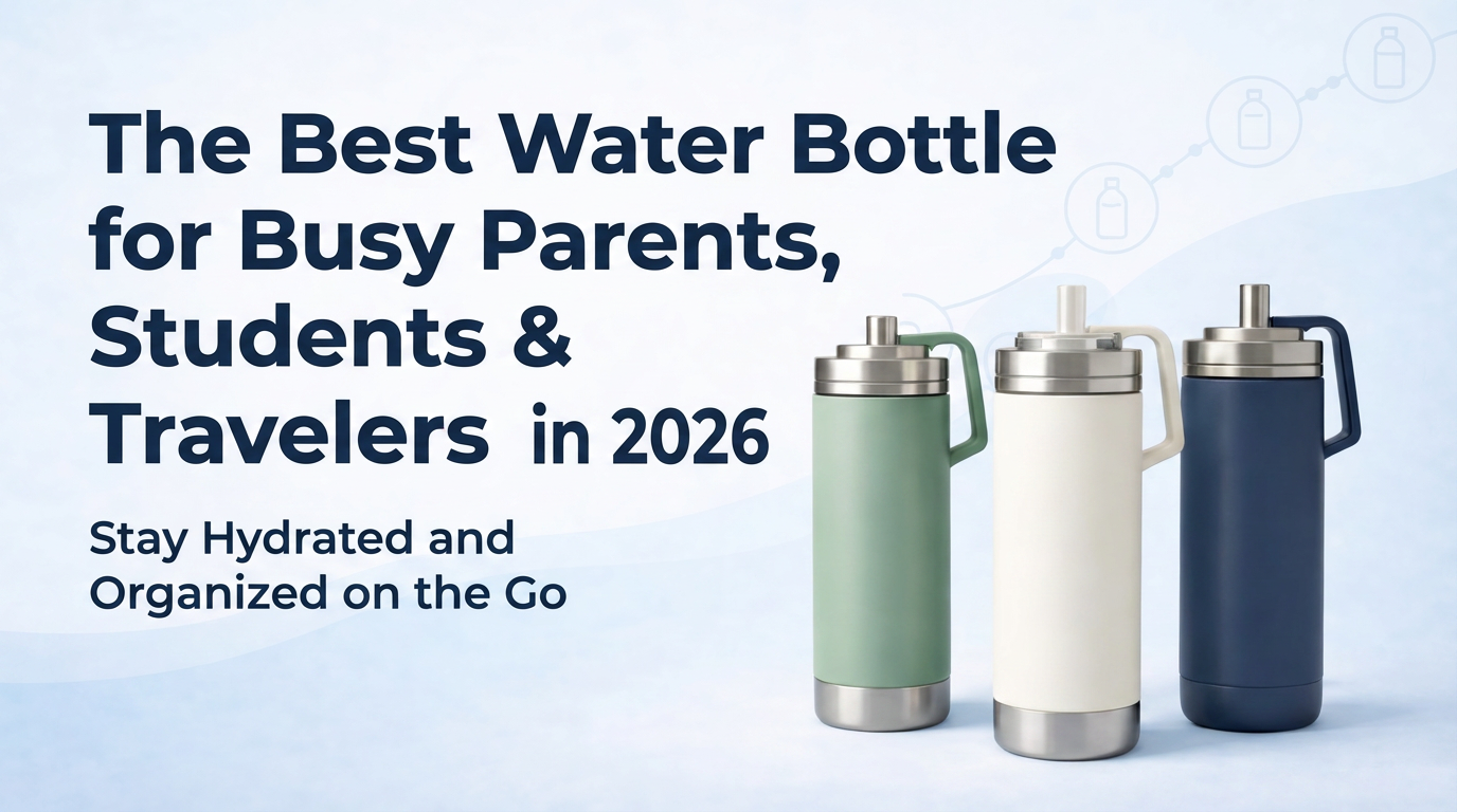 The Best Water Bottle for Busy Parents, Students & Travelers in 2026