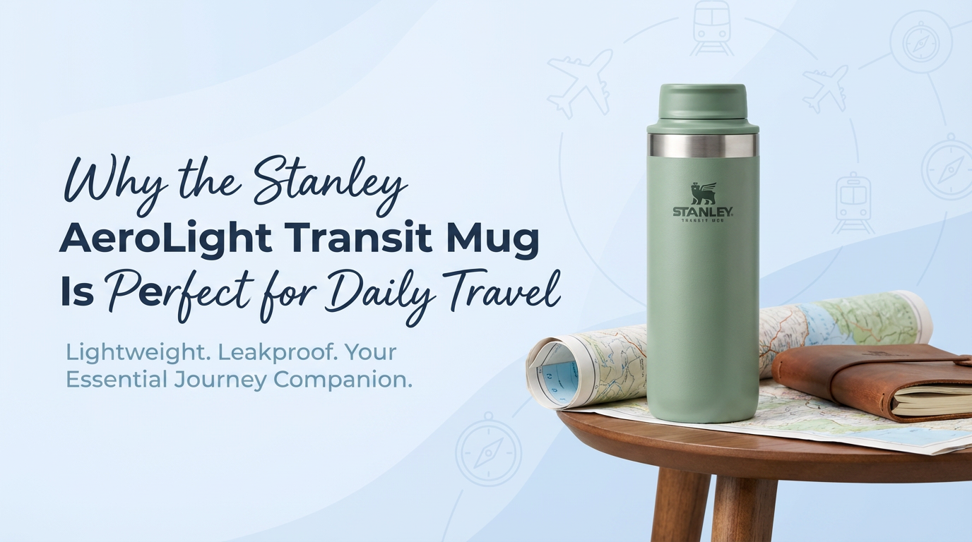 Why the Stanley AeroLight Transit Mug Is Perfect for Daily Travel