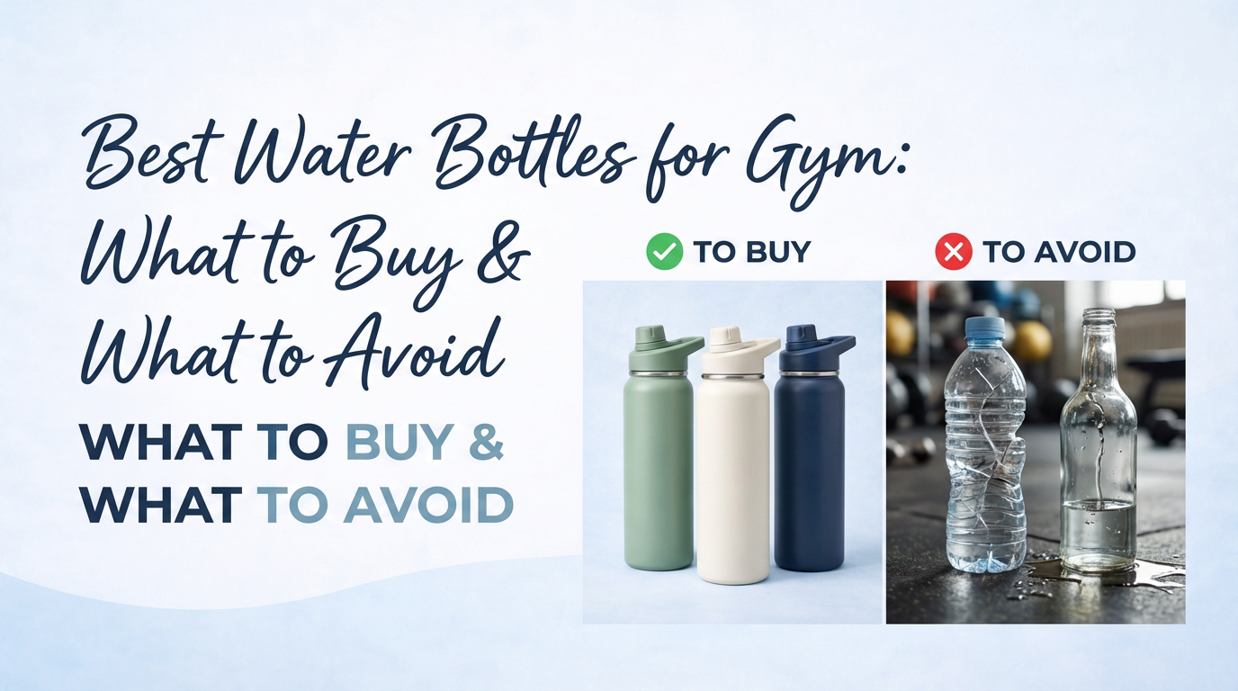 Best Water Bottles for Gym: What to Buy & What to Avoid