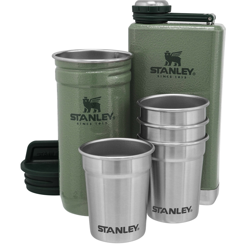 Pre-Party Shot Glass + Flask Set
