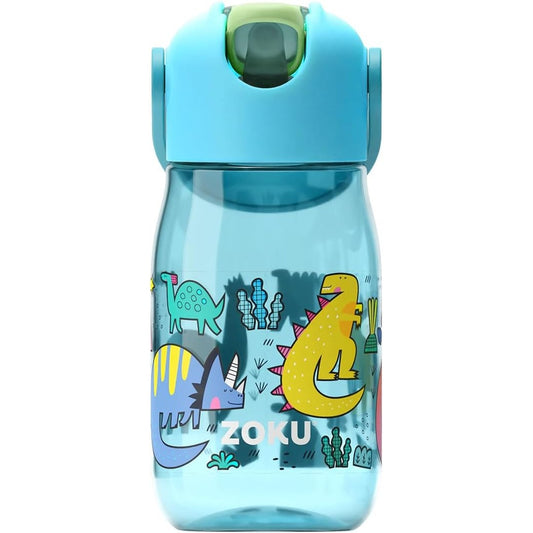 Flip Straw Bottle Dino 0.4L